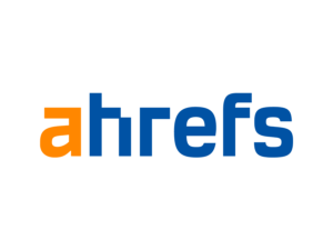 Ahrefs logo color combination