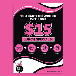 Penji food promo design example