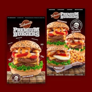 Penji food poster design example