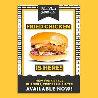 Penji food poster design example