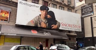multiracial billboard advertising