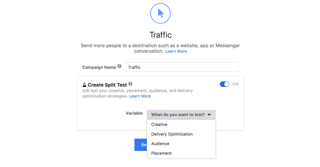Facebook advertising tool