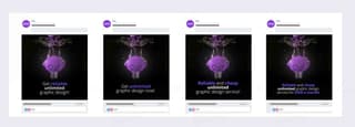 example of Penji facebook ad