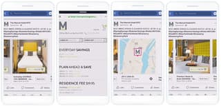 social media ad format example