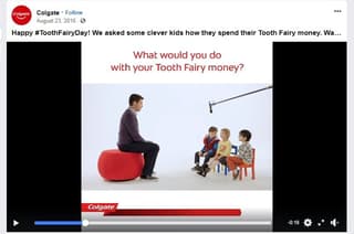 social media ad format example