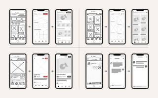 UX wireframe design