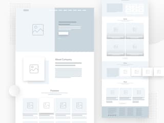 UX wireframe design