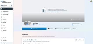 meta business page