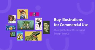 Buy Illustrations for Commercial Use Through the Best On-Demand Design Service