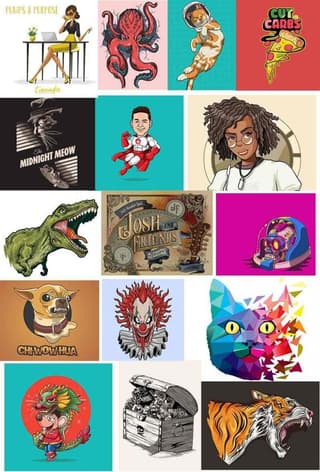 penji portfolio illustrations
