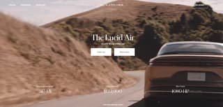 Homepage design example