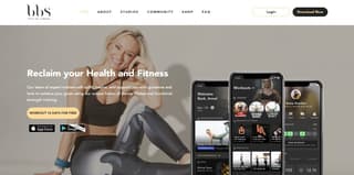 Homepage design example