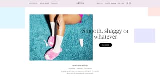 Homepage design example