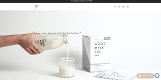 Homepage design example
