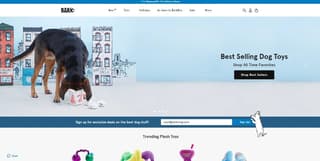 Homepage design example