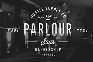 barber shop fonts