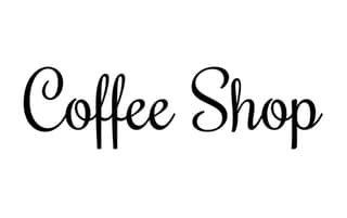 coffee shop font - Rochester Font