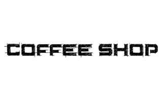 coffee shop font - Saucer BB Font
