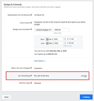 facebook advertising