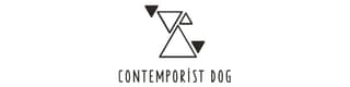 Comptemporist Dog triangle logo design