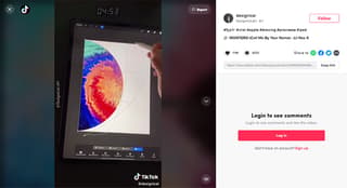 digital illustrator on tiktok