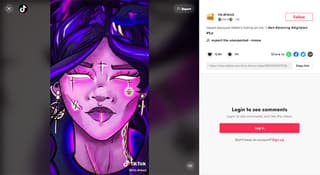 digital illustrator on tiktok