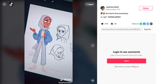 digital illustrator on tiktok