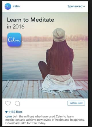 best instagram ad example