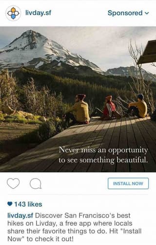 best instagram ad example