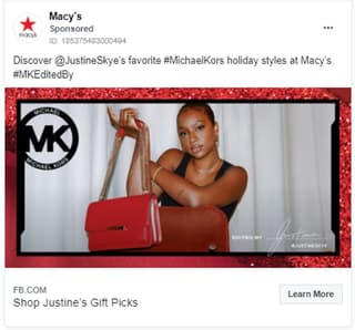 best instagram ad example