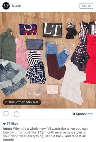 best instagram ad example