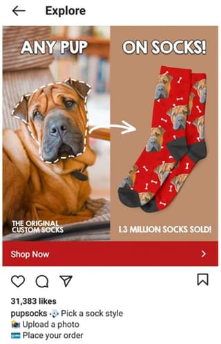 best instagram ad example