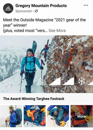 best instagram ad example