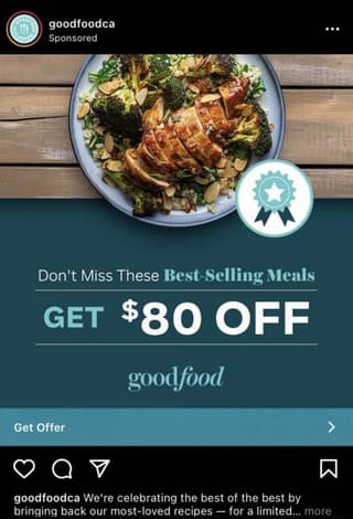 best instagram ad example