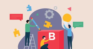 illustration of people working