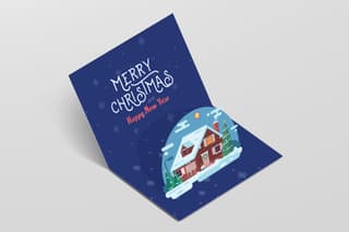 Christmas card design by Penji