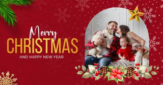 Christmas card design by Penji
