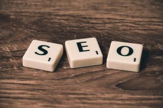 SEO basics Scrabble letters