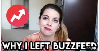 A YouTube thumbnail with text that reads; "Why I Left BuzzFeed"

what happened to buzzfeed