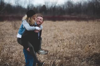 A man giving a woman a piggyback ride

clickbait titles