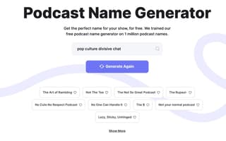 Riverside podcast name generator