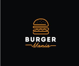 burger logo example