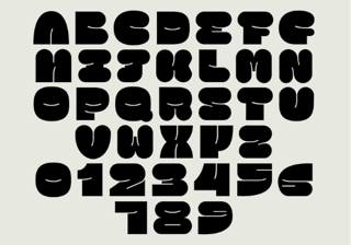 Happy Fat trending font for 2023