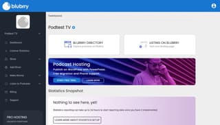 Blubrry podcast dashboard