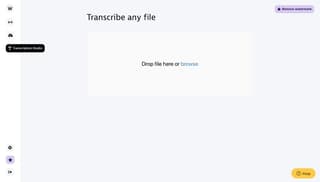 Welder free audio transcription screenshot
