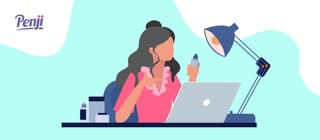 blogger illustration