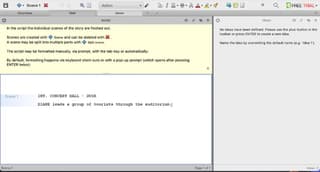 Starting document in Drama Queen screenshot
