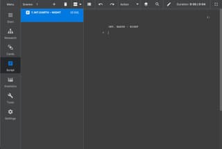 Blank page in KIT Scenarist