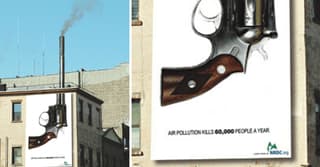 smoking gun ambient ad