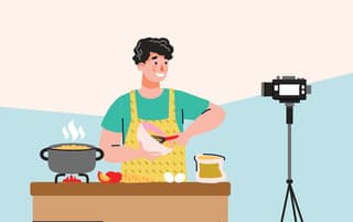 food vlogger